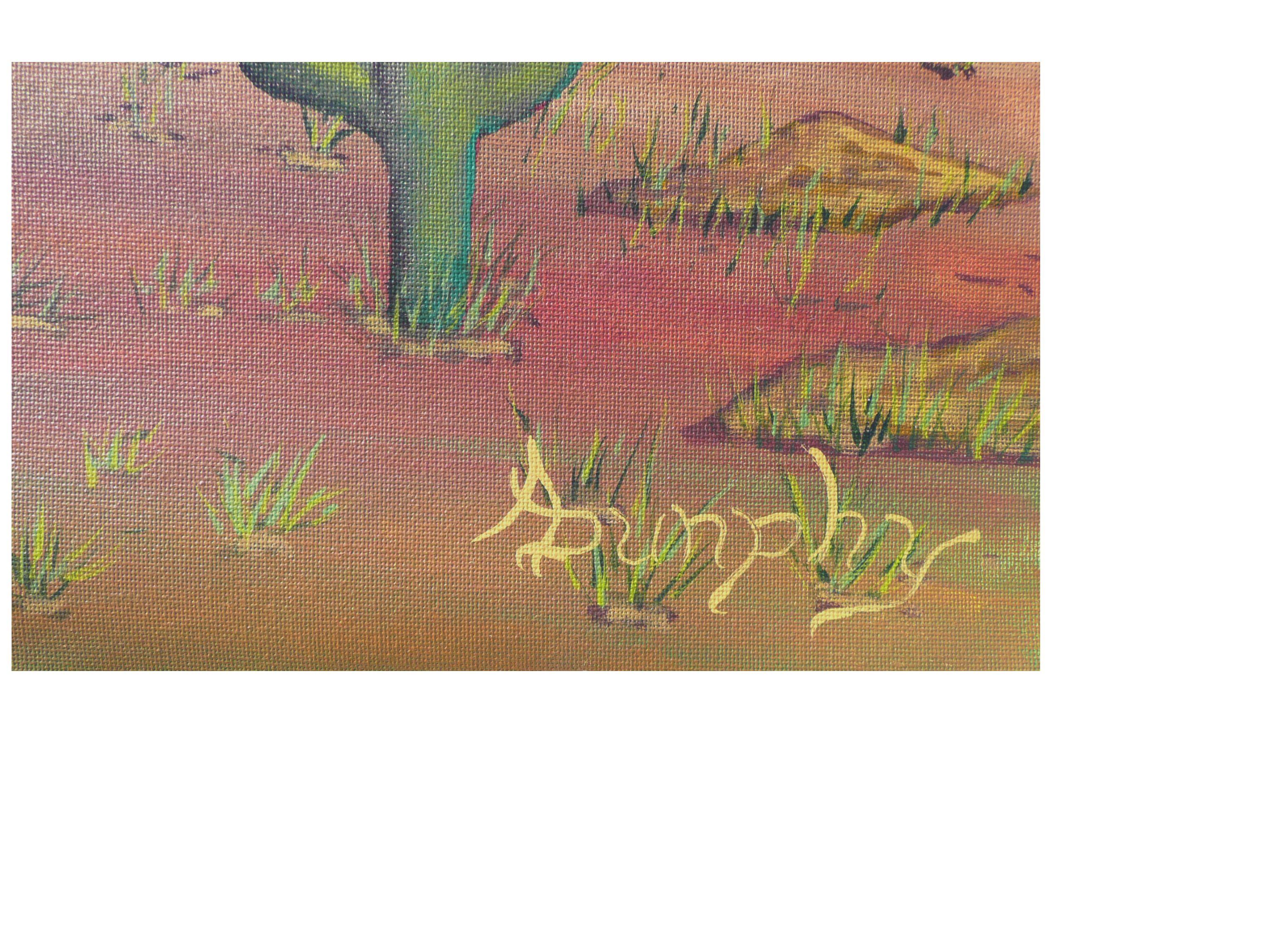 Deserto deserto, Pittura, Acrilico su tela - Painting Impressionismo di Anthony Dunphy