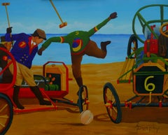 Extreme Polo, Painting, Acrylic on Paper