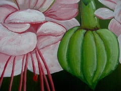 Fuchsia Pink, Painting, Acrylic on Canvas
