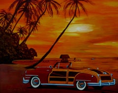 Honeymoon, Painting, Acrylic on Paper