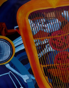 Hot Rod, Painting, Acrylic on Paper