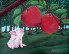 In a Pig's Eye, Painting, Acrylic on Canvas