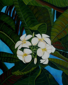 In The Tropics, Painting, Acrylic on Canvas
