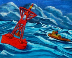 Used Into the Storm, Painting, Acrylic on Paper