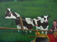 Jinetes de la Alegría, Pintura, Acrílico sobre lienzo