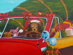 Listo para Navidad, Pintura, Acrílico sobre lienzo