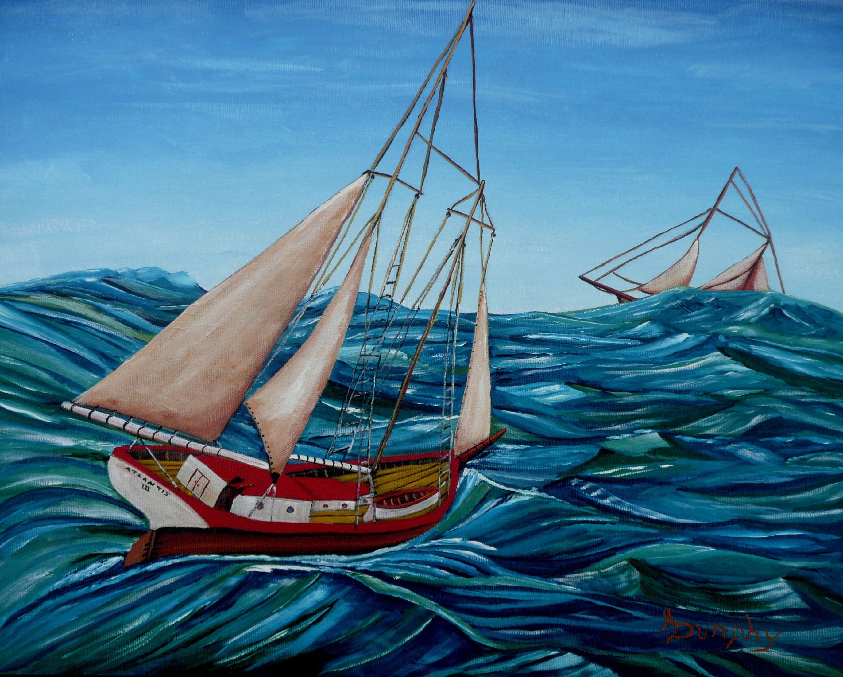 Sail Ho, Painting, Acrylic on Canvas