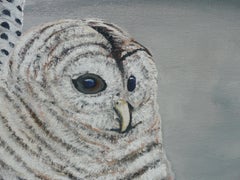Snowy Owl, Painting, Acrylic on Canvas