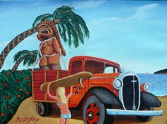 Special Delivery, Painting, Acrylic on Paper