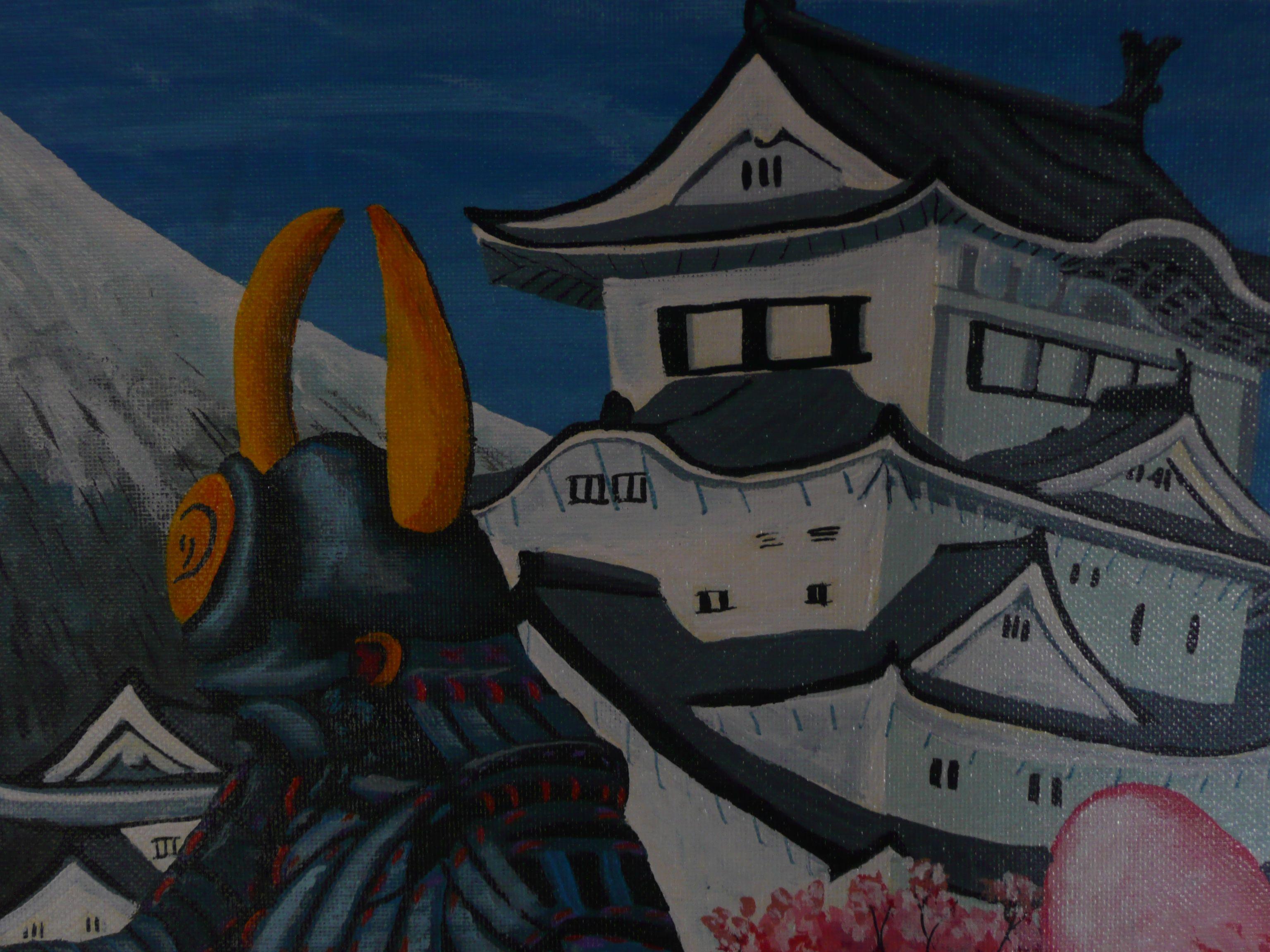 Spirito del Giappone, Pittura, Acrilico su tela - Painting Realismo di Anthony Dunphy