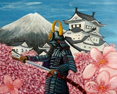 Spirit of Japan, Painting, Acrylic on Canvas