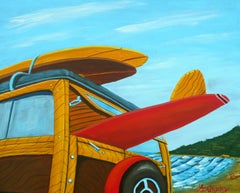 Surf Ready, Painting, Acrylic on Canvas