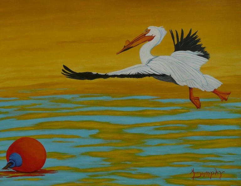 Anthony Dunphy - Takeoff at Dawn, Painting, Acrylic on Paper For Sale ...
