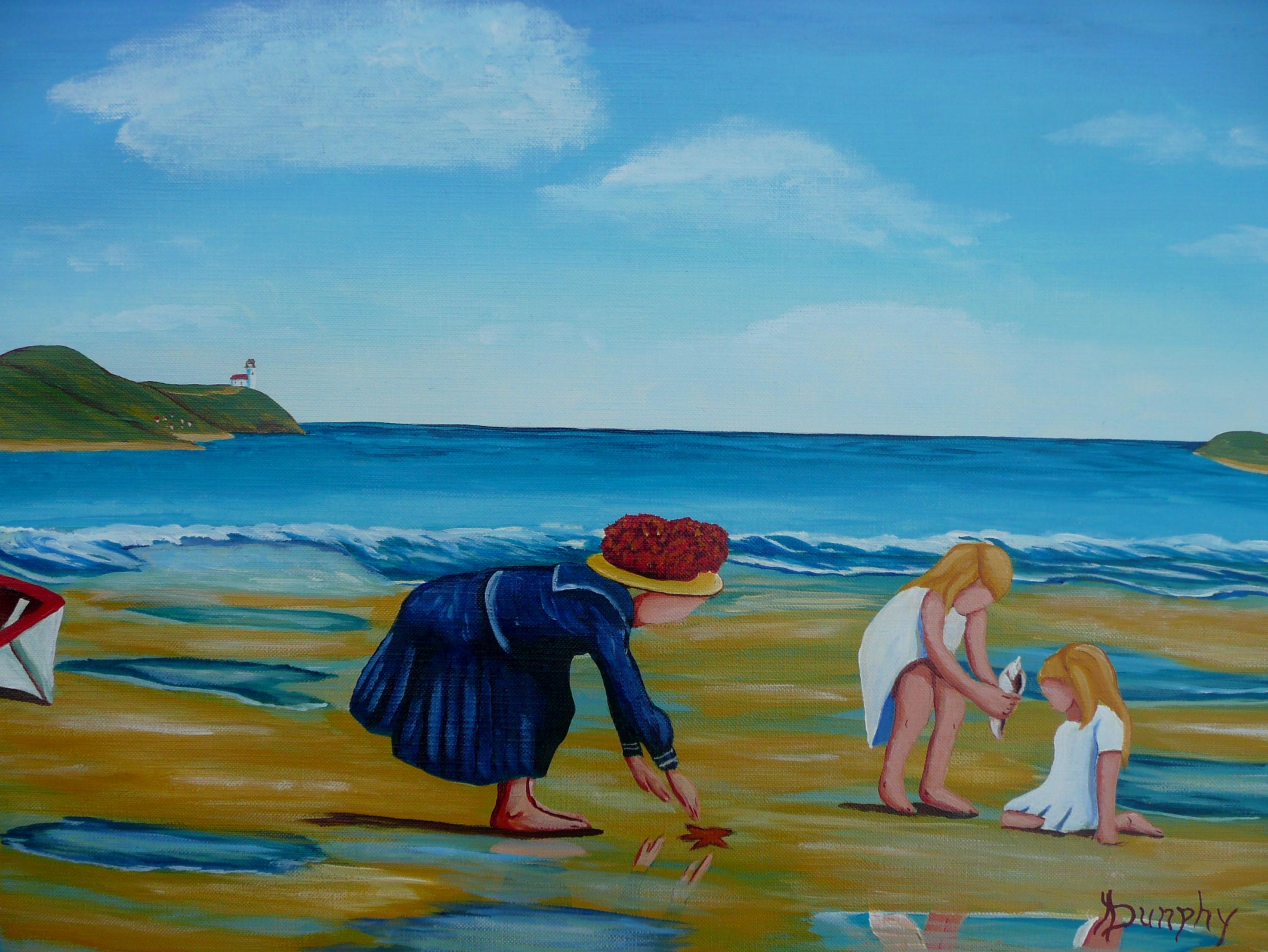 La caza del tesoro, Pintura, Acrílico sobre papel - Painting de Anthony Dunphy