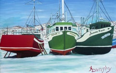 Winter Ashore, Painting, Acrylic on Canvas