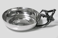 Anthony Elson Modernism Sterling Wine Taster Tastevin London, 1976