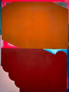 "Niké" 2025 acrylic, gypsum compound & spray paint on canvas