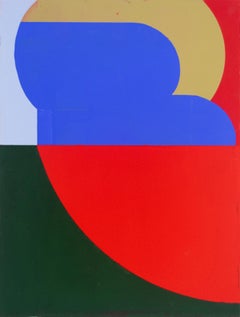 "Smp#11" 2023 acrilico, composto di gesso e vernice spray su pannello