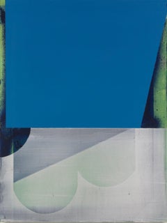 „Smp#15“ 2025 Acryl, Zigeunermischung und Sprühfarbe auf Tafel