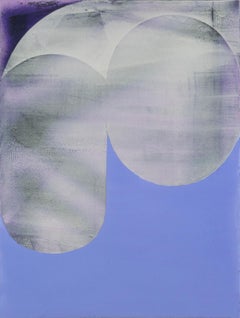 "Smp#19" 2025 acrílico, compuesto de yeso y pintura en spray sobre panel