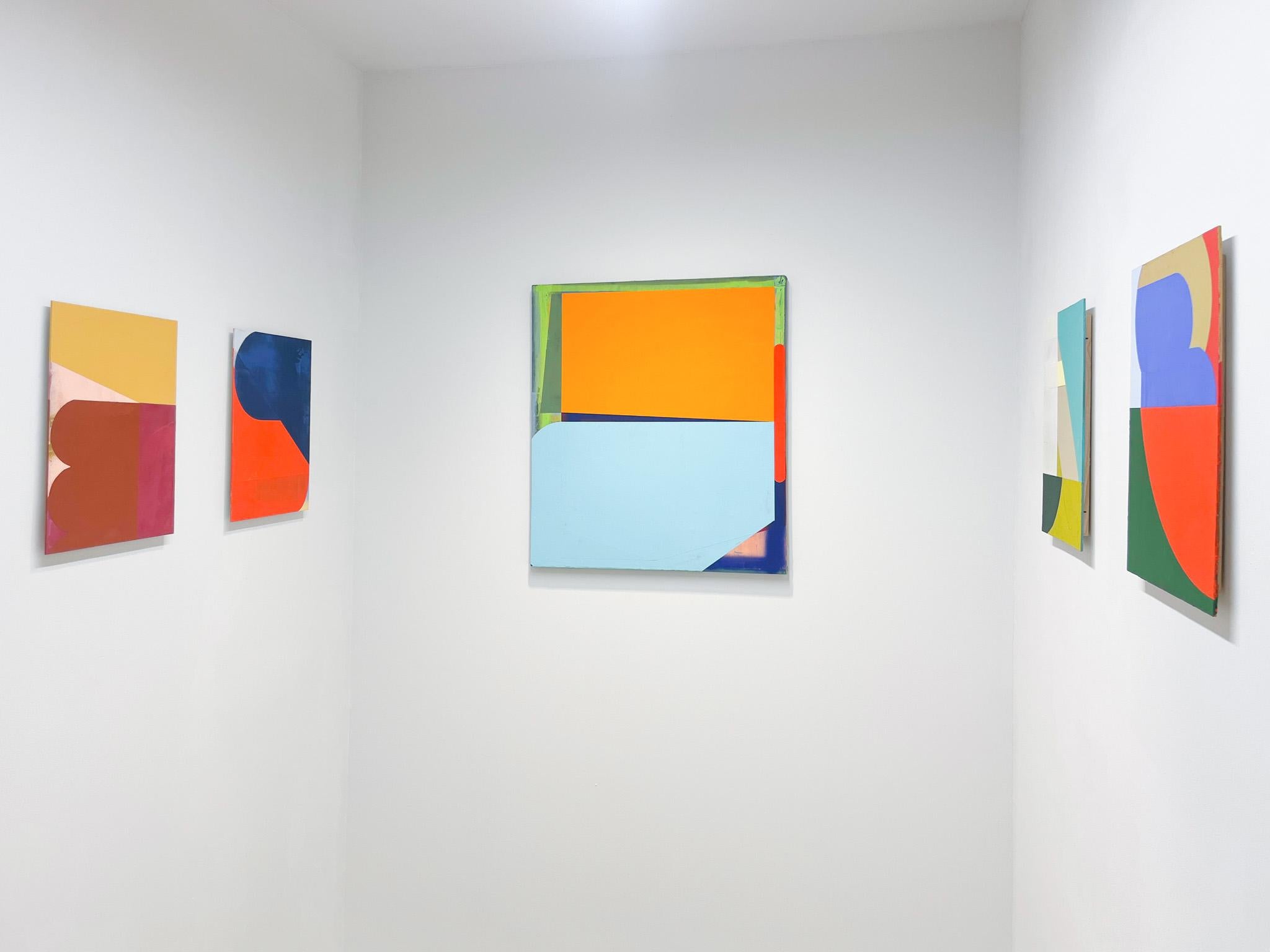 « Speedee » 2023, acrylique, composé de gypsum et peinture à la bombe sur toile en vente 3