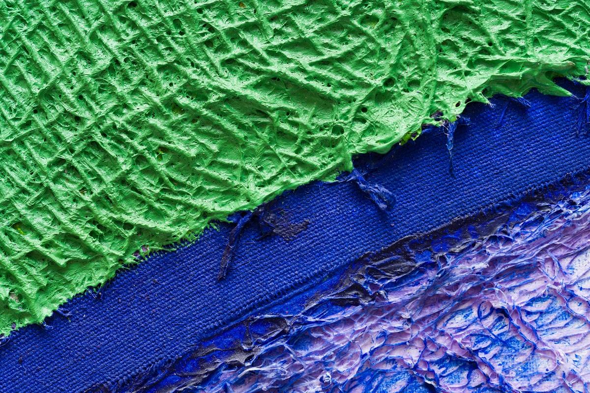 Zoccolo di corvo II (Pittura astratta) - Abstract Painting Nero di Anthony Frost