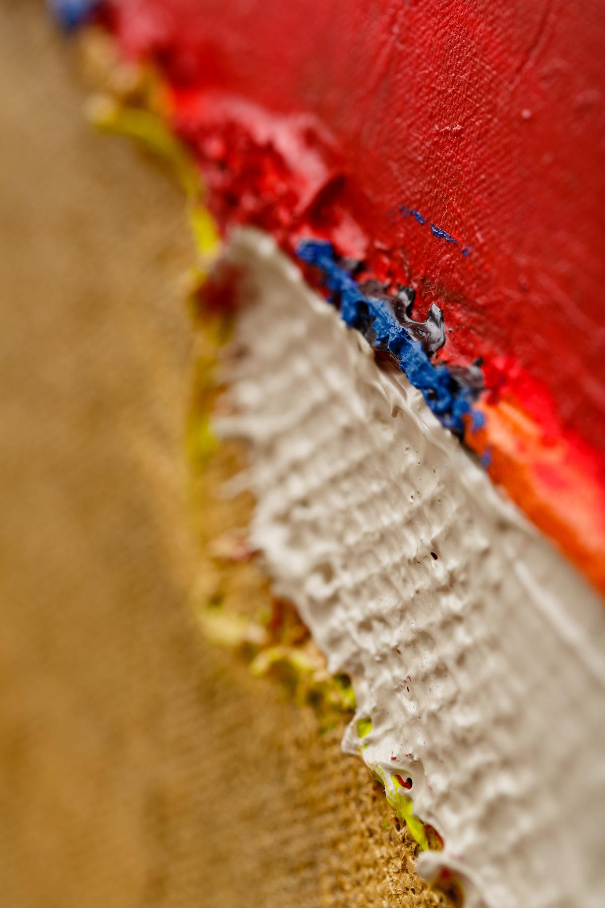 Doc alla stazione radar (Pittura astratta) - Abstract Painting Marrone di Anthony Frost