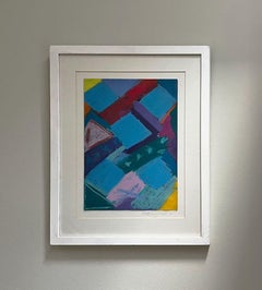 Cinq de carreau Pastel original