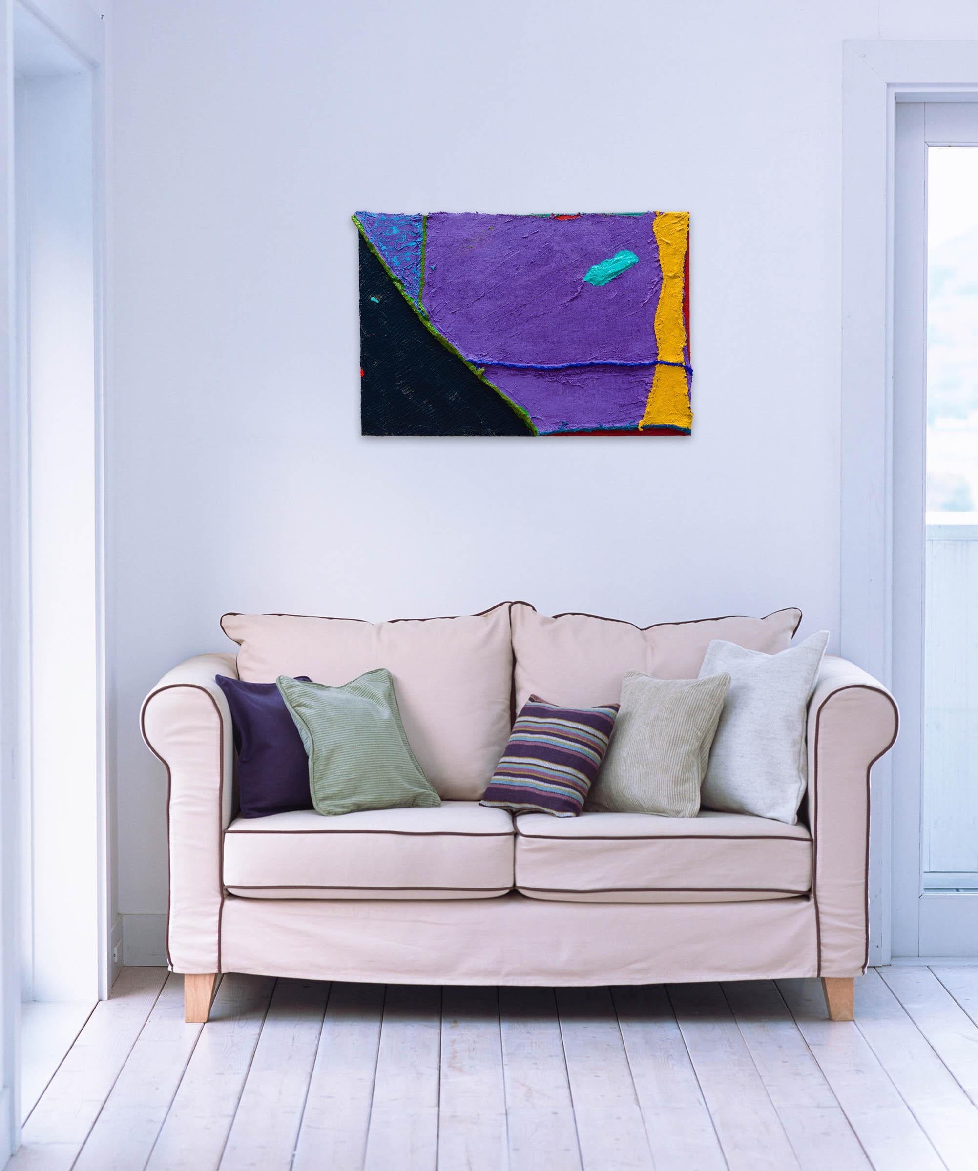 A Space Echo (Pittura astratta) - Painting di Anthony Frost
