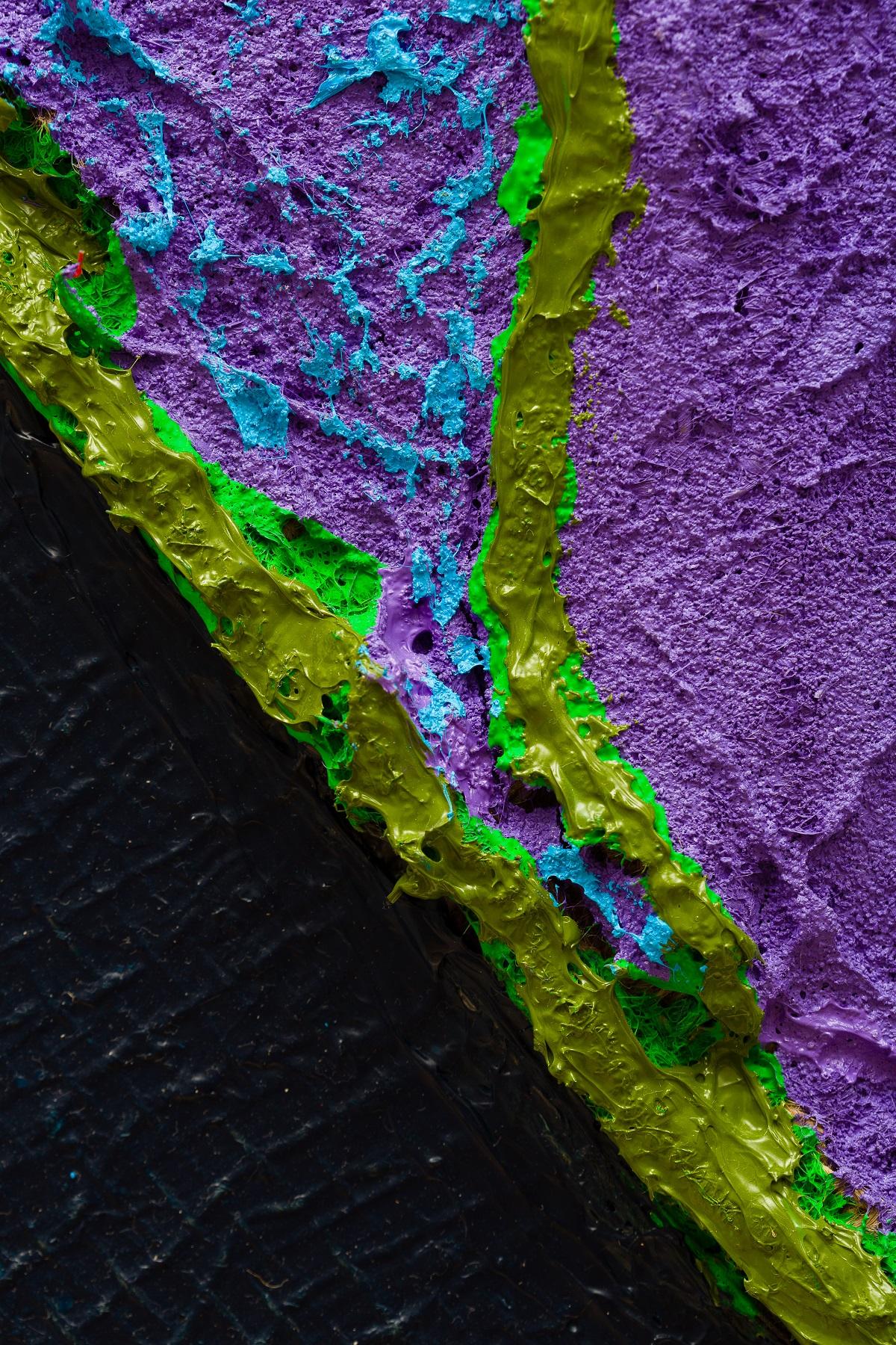 A Space Echo (Pittura astratta) - Painting Astratto di Anthony Frost