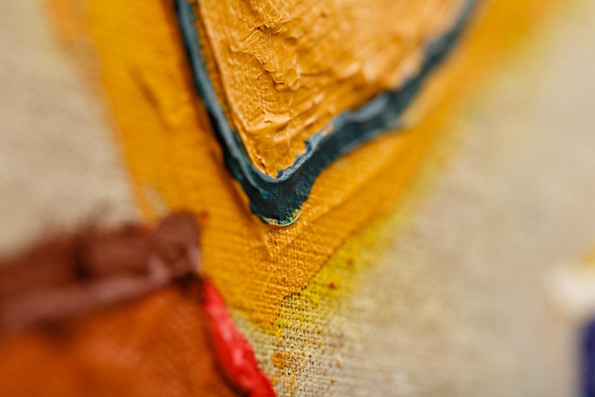 Strettamente personale (pittura astratta) - Painting Astratto di Anthony Frost