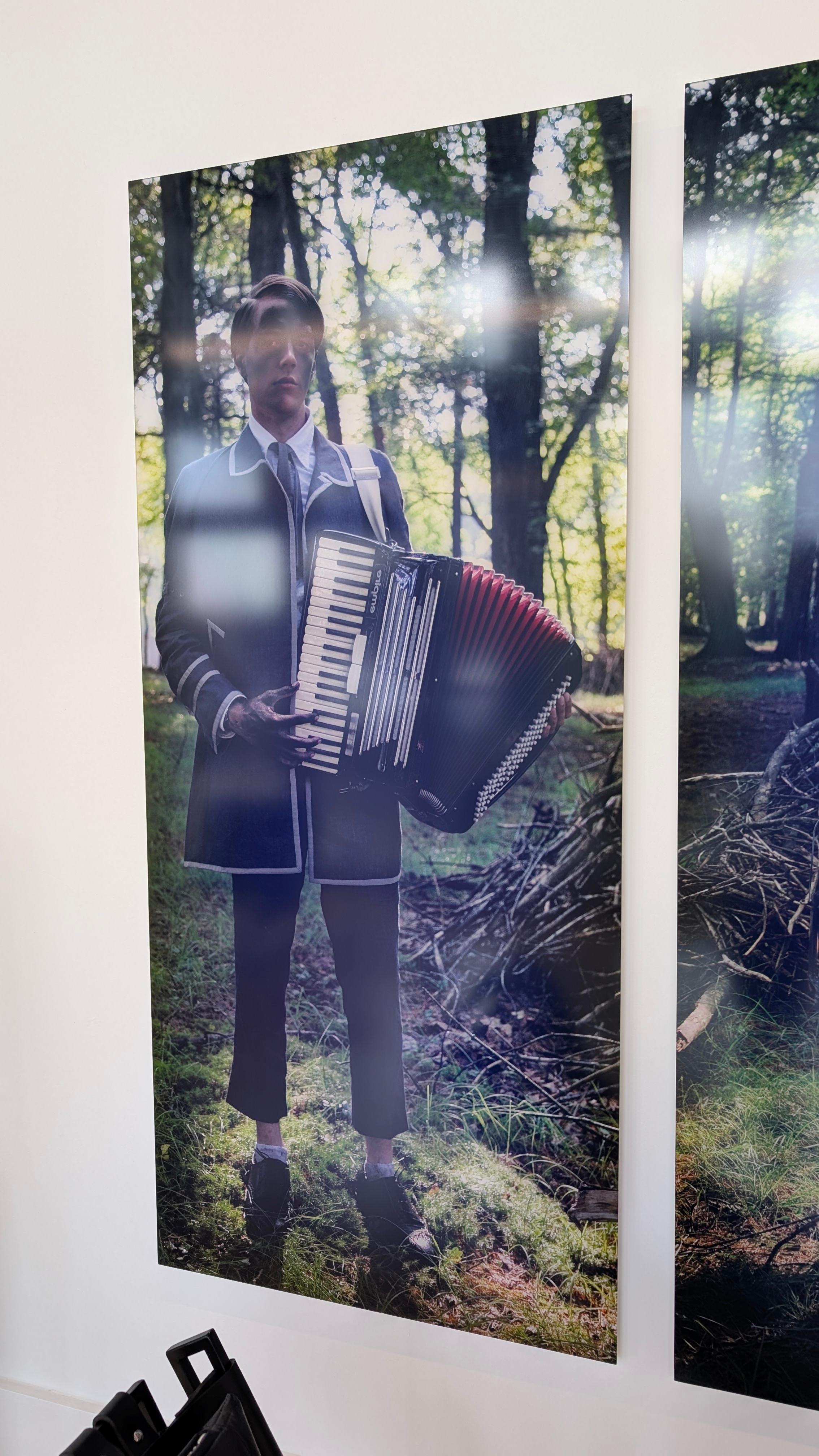 THE SEPTEMBERISTS TRIPTYQUE - Noir Figurative Photograph par Anthony Goicolea