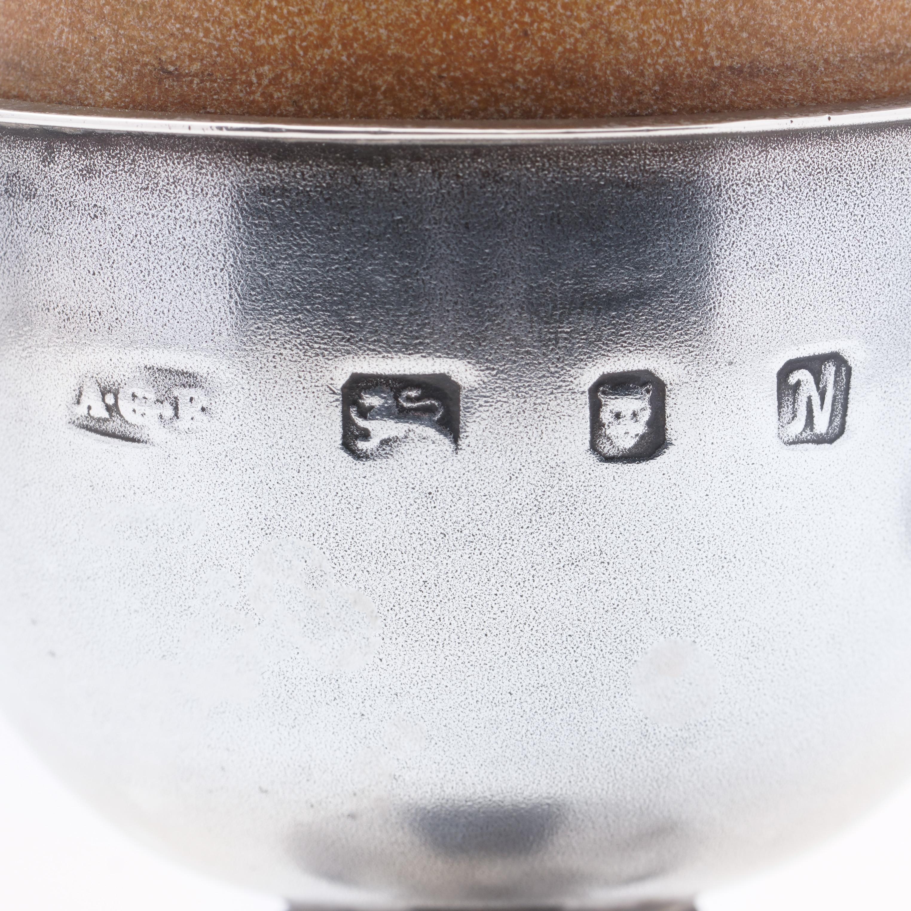 Shakers in argento sterling di Anthony Gordon Elson per sale e pepe in vendita 2