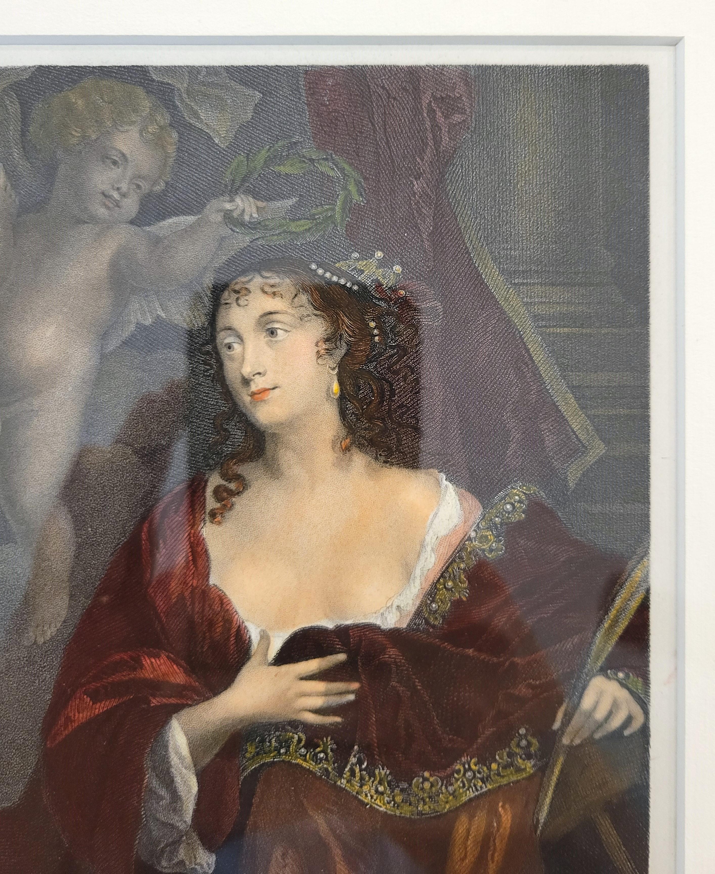 Susan, Lady Belasyse /// Memorie del Conte Grammont Ritratto Reale Incisione d'Arte in vendita 5