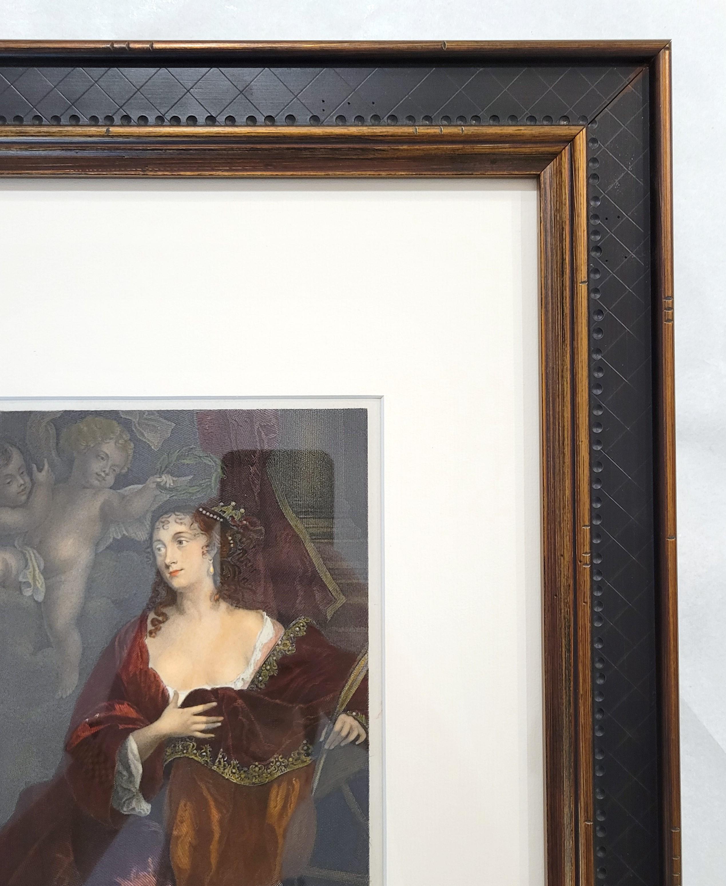 Susan, Lady Belasyse /// Memorie del Conte Grammont Ritratto Reale Incisione d'Arte in vendita 1