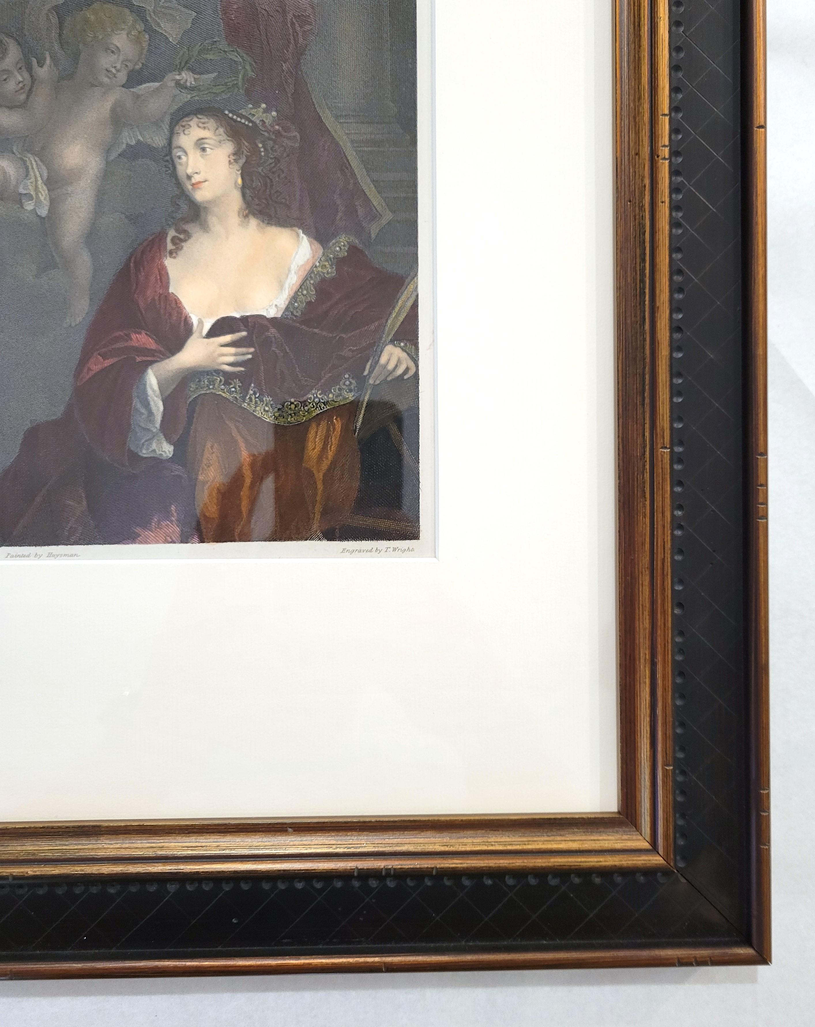 Susan, Lady Belasyse /// Memorie del Conte Grammont Ritratto Reale Incisione d'Arte in vendita 2