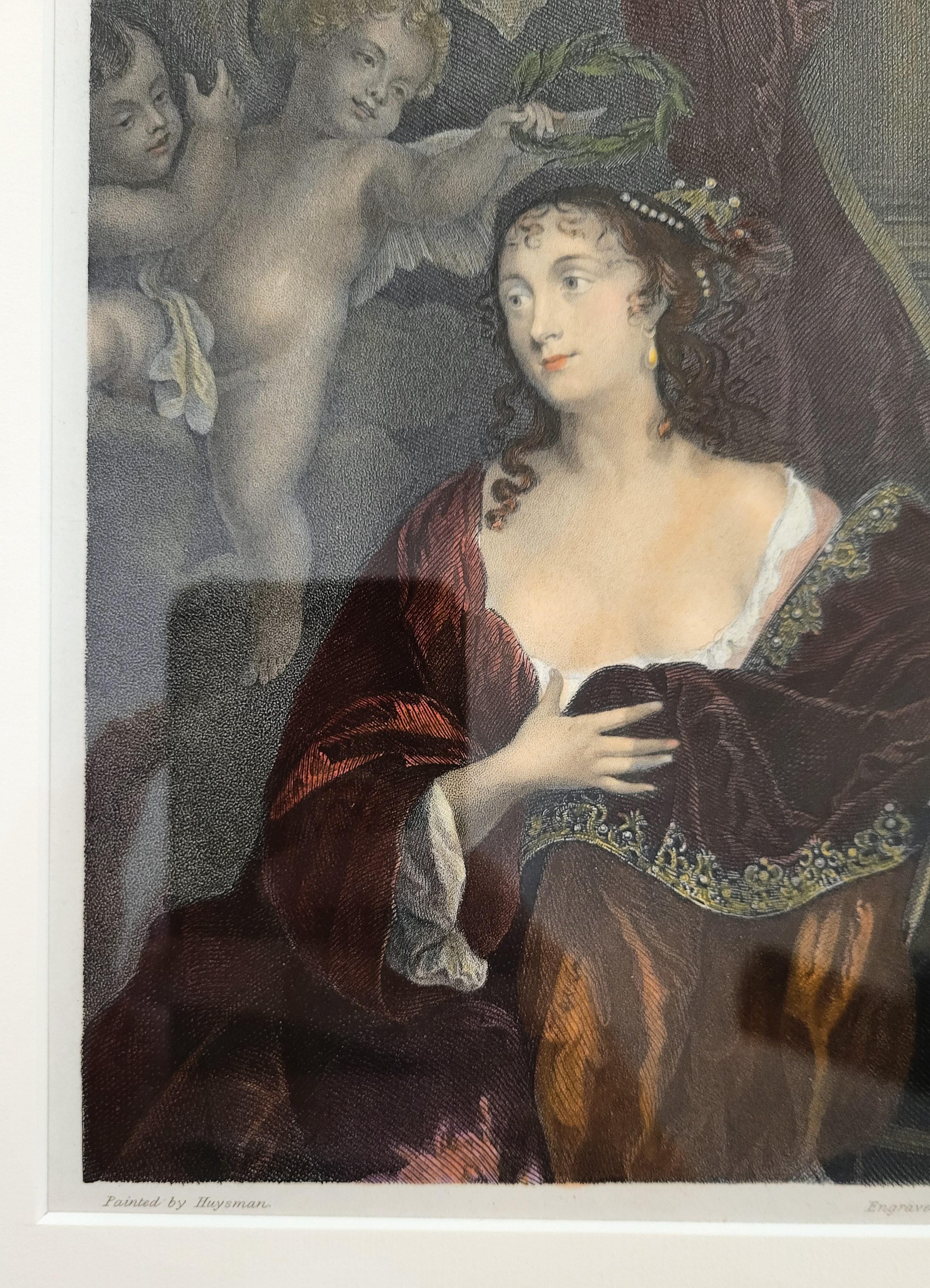 Susan, Lady Belasyse /// Memorie del Conte Grammont Ritratto Reale Incisione d'Arte in vendita 3