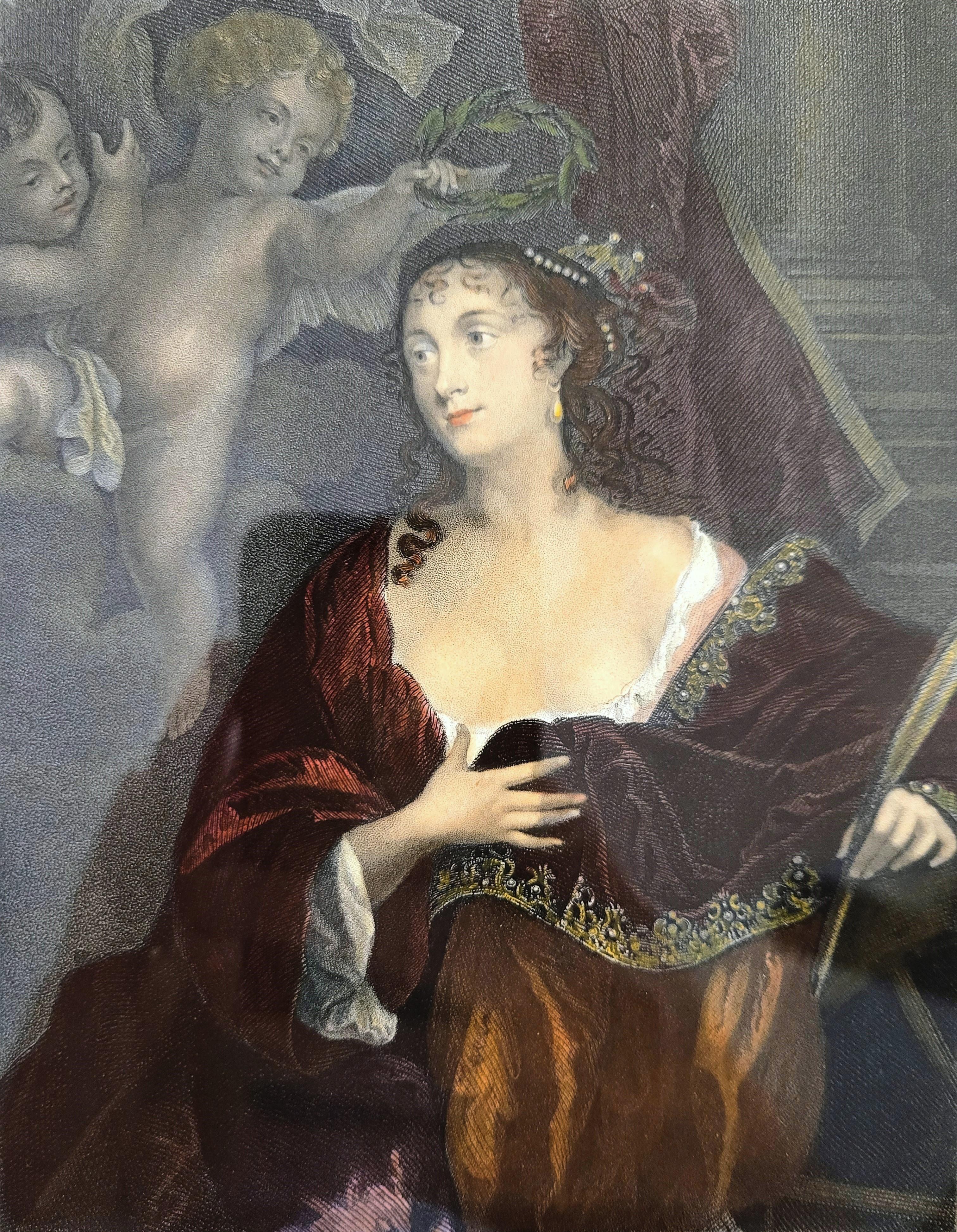 Susan, Lady Belasyse /// Memorie del Conte Grammont Ritratto Reale Incisione d'Arte