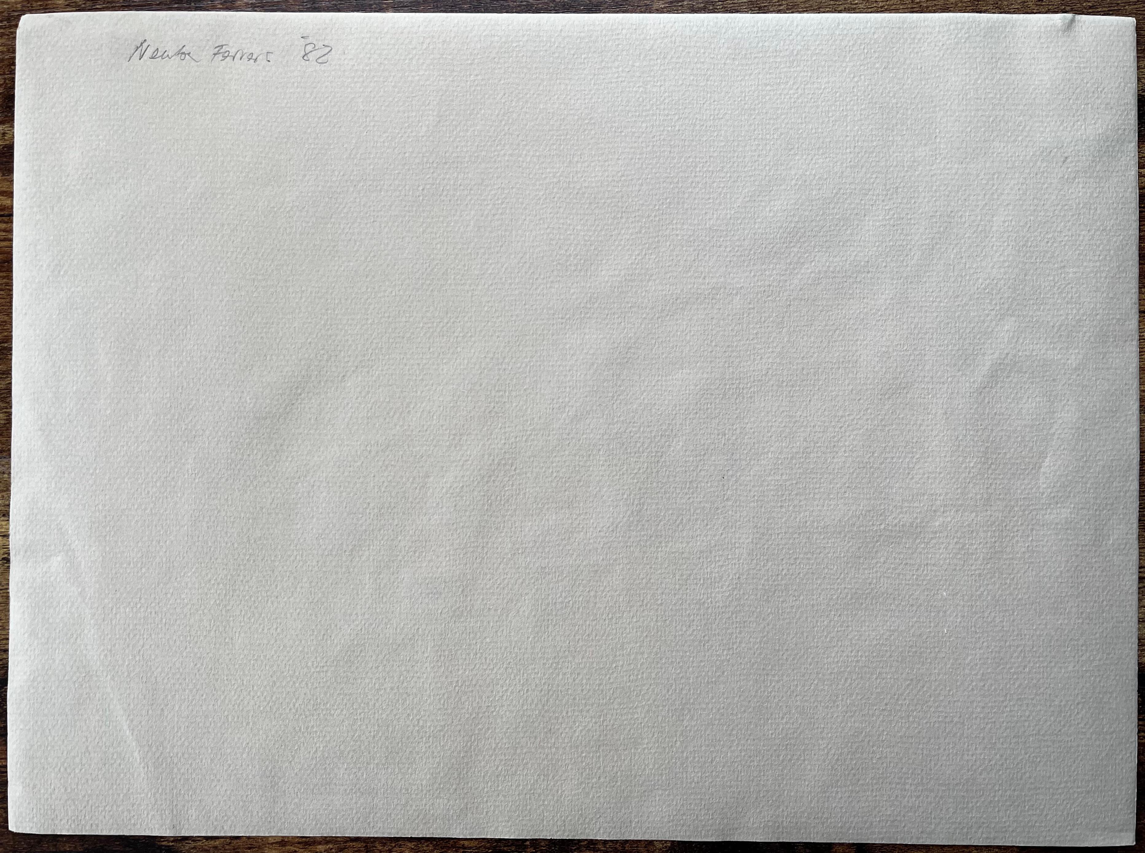1982 Aquarell von Newton Ferrers Devon mit Booten, Hügeln und Küstenhäuschen im Angebot 3