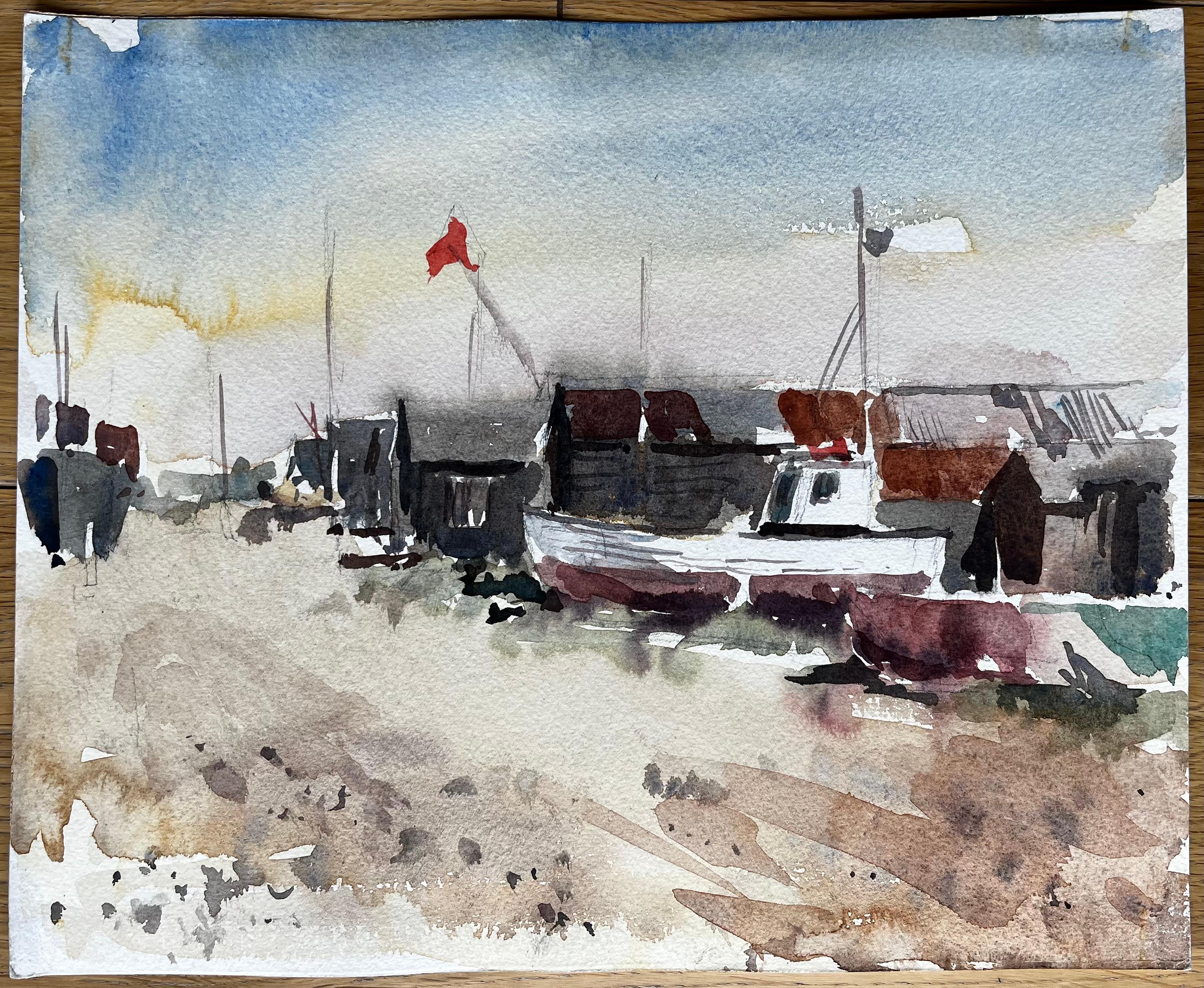 Blackstone Quay Sunlit Italy Landschaft Mai 1998 Signierte Aquarellmalerei im Angebot 3