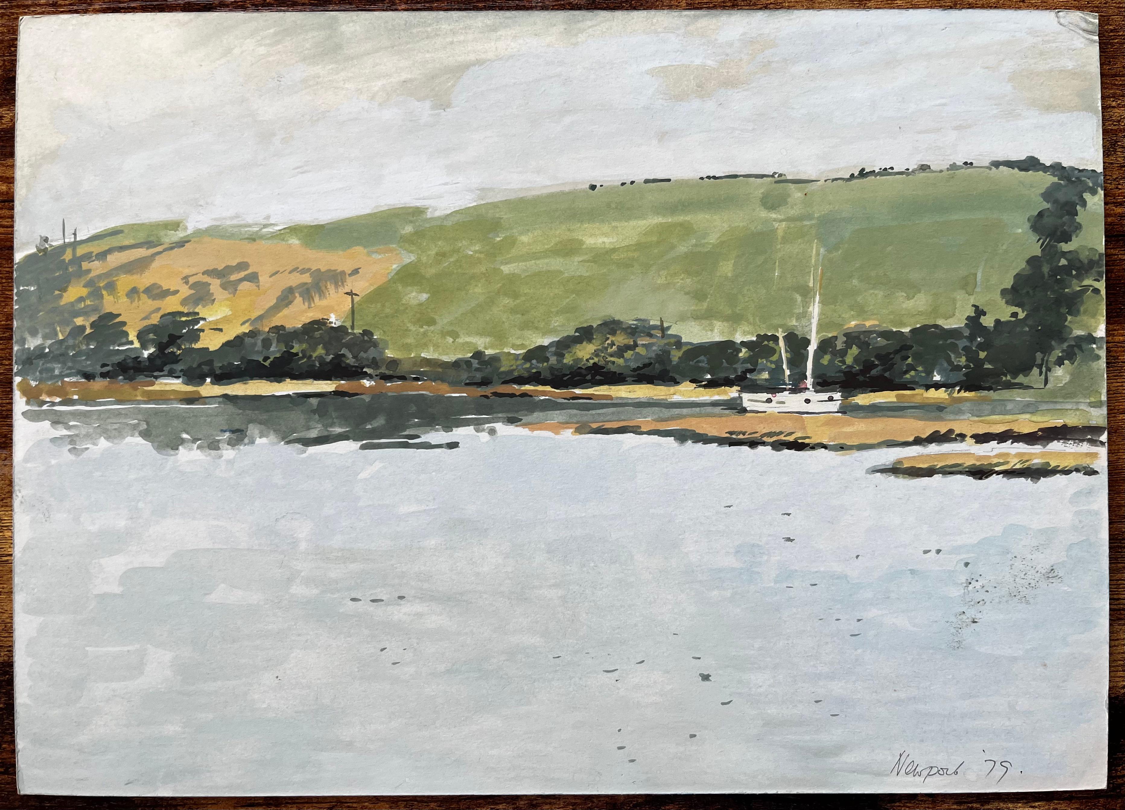 Küstenansicht mit Klippen und Wellen Nolton Haven Pembrokeshire Wales 1979 im Angebot 3