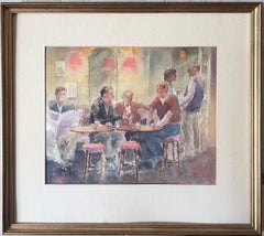 Figurative Zeichnungen und Aquarellbilder, Malerei