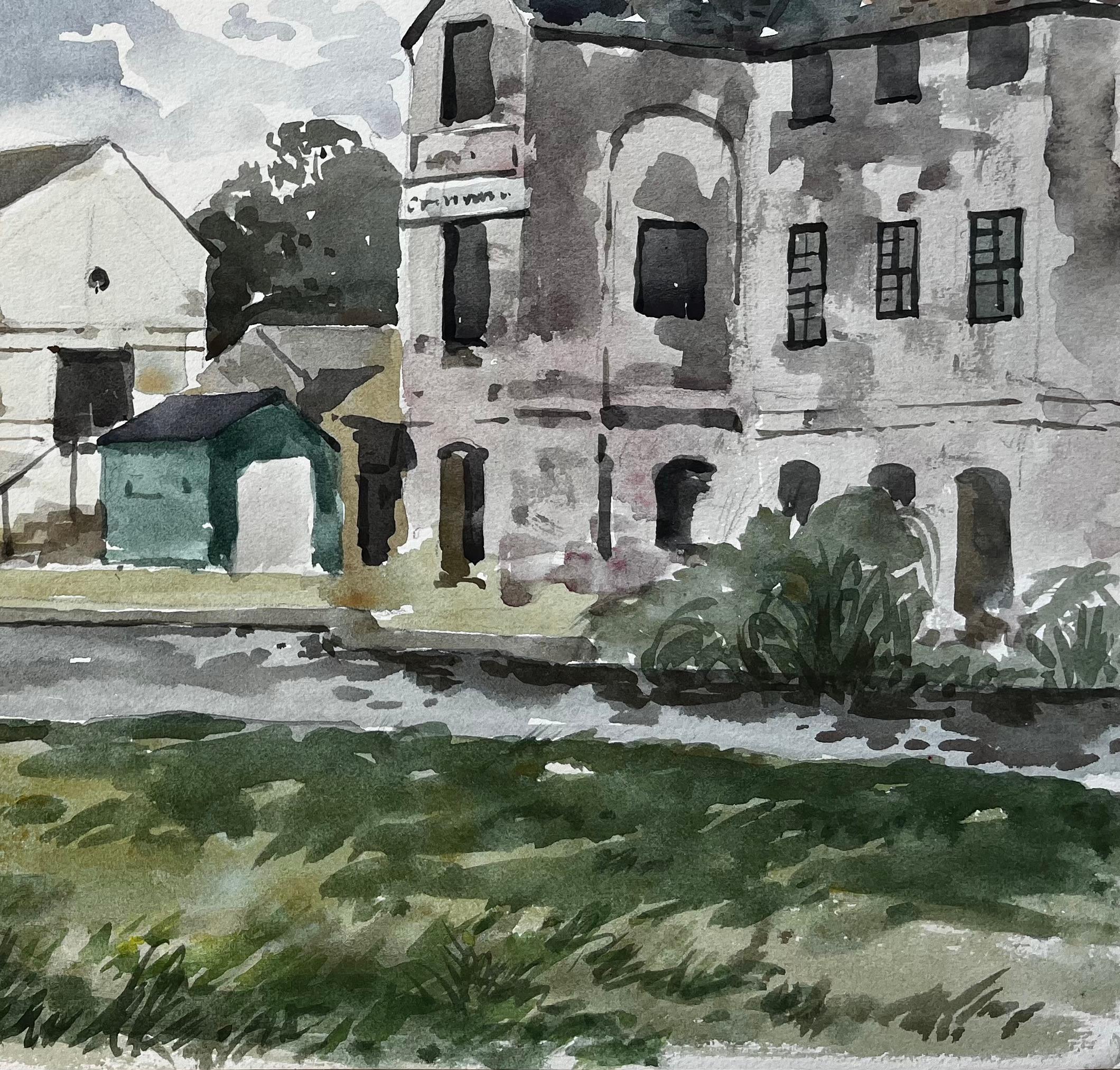 Titolo: Magazzini storici del canale e riflessi nel canale di Bude in Cornovaglia 1978
Di Tony Herbert (1927-2024)
Mezzo: Acquerello su carta per artisti, su tavola
Dimensioni: 11 x 14 pollici
Verso annotato: 