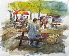 Landscape Drawings and Watercolors