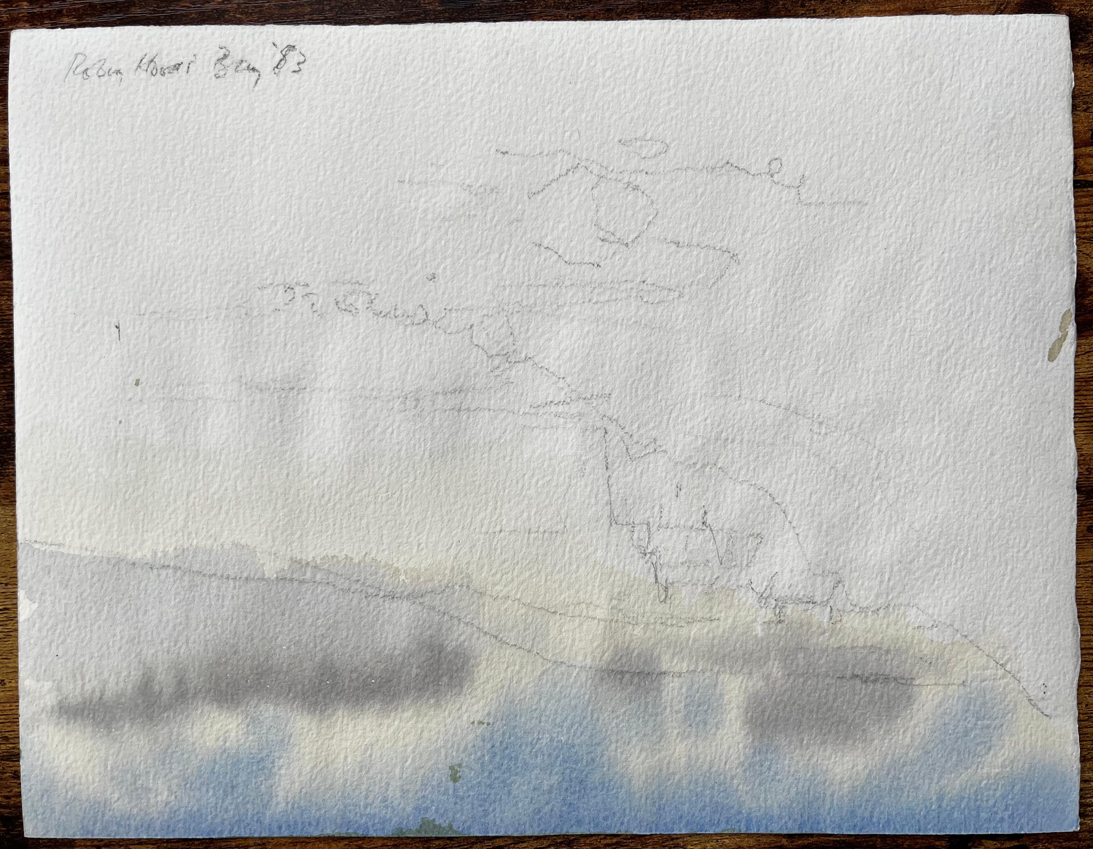Robin Hoods Bay Rooftop View Looking Out to Sea Yorkshire Coast 1983 For Sale 3