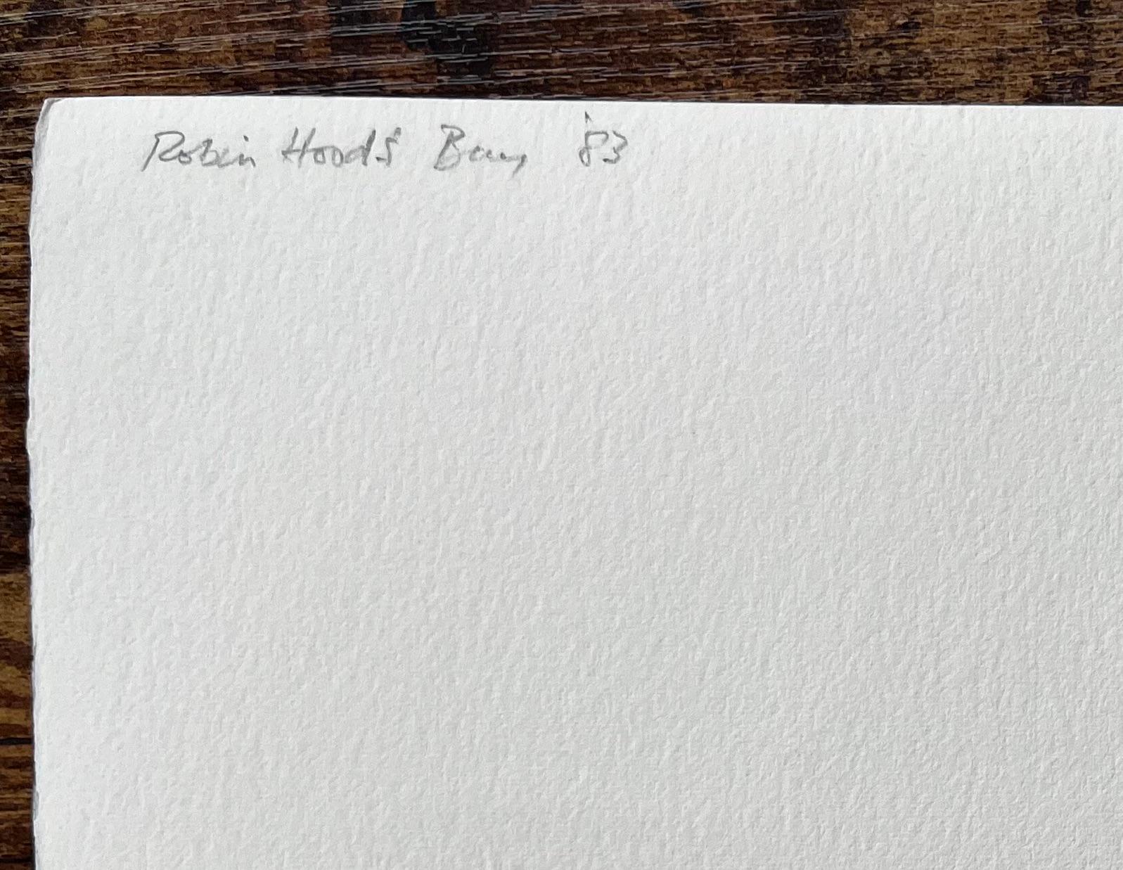 Robin Hoods Bay Seafront Path with Red Roofed Cottages Yorkshire Coast 1983 en vente 3
