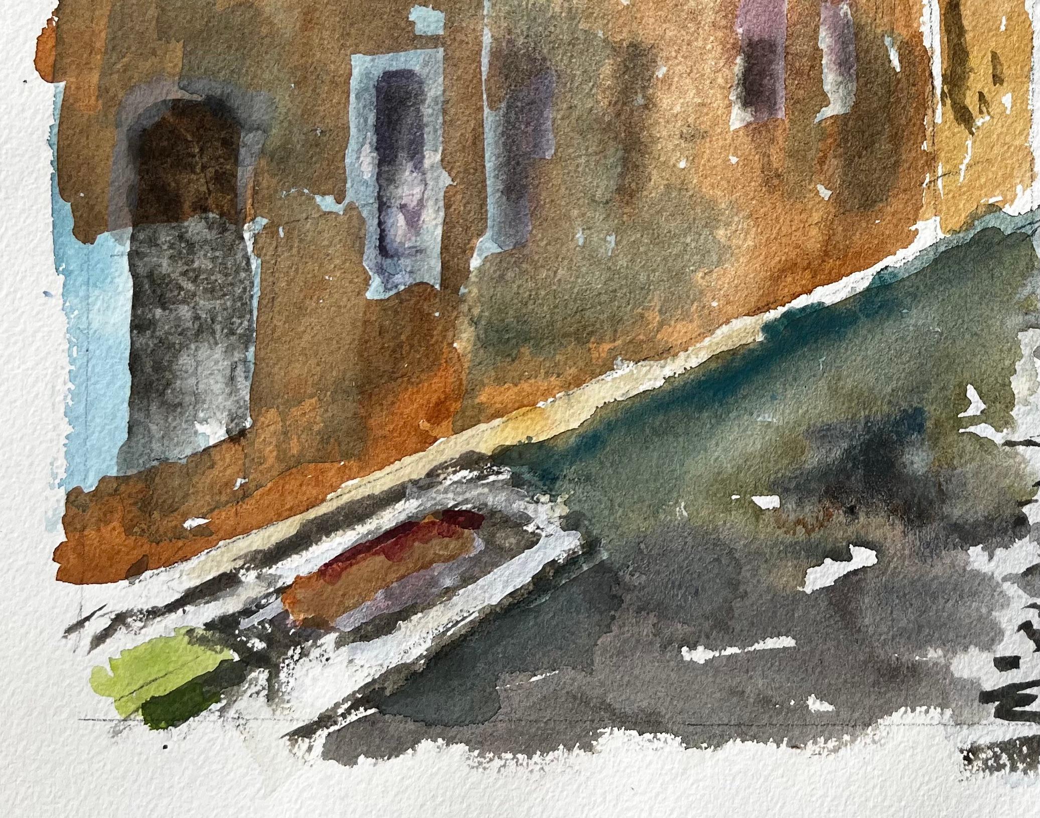 Título: Escena del canal de Venecia con góndola y reflejos Pintura original en acuarela
Por Tony Herbert (1927-2024)
Técnica: Acuarela sobre papel, sin enmarcar
Tamaño: 10,25 pulgadas (alto) x 14,25 pulgadas (ancho)
Estado: bueno, tendrá algunos