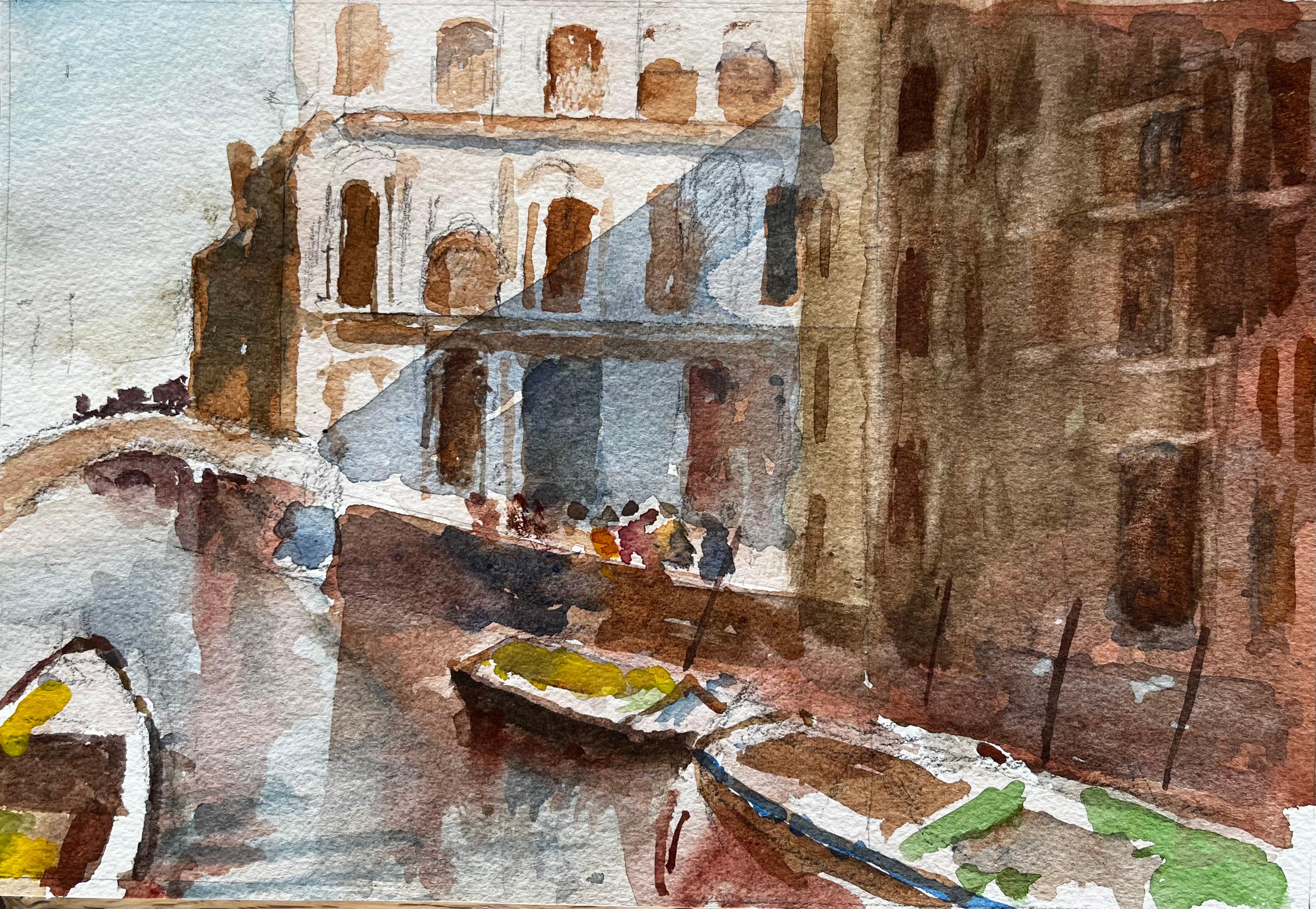 City Drawings and Watercolor Paintings