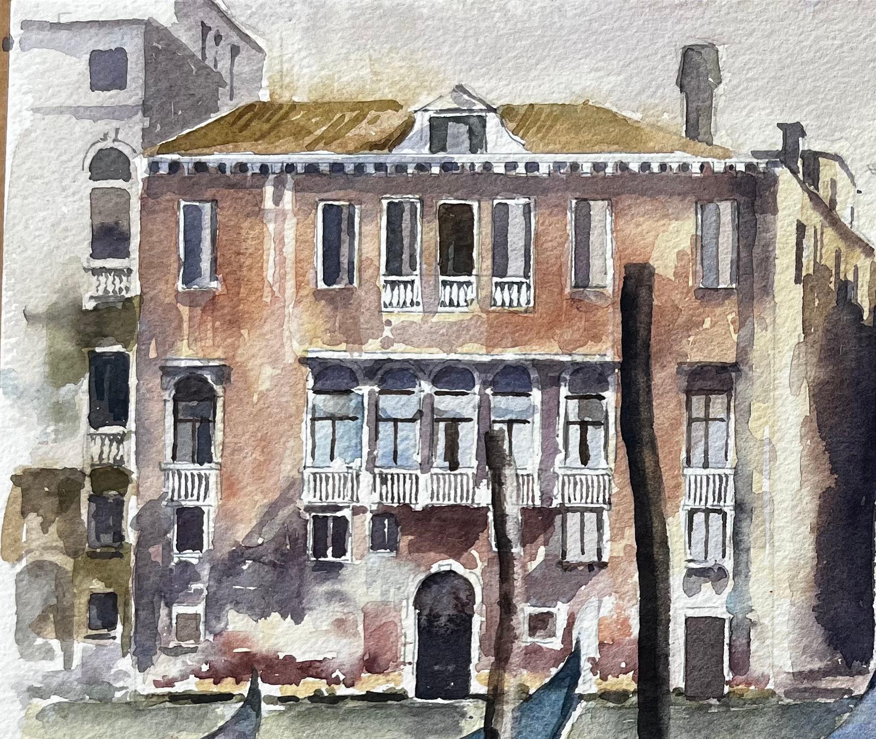 Title: Venice Grand Canal Gondolas And Palazzos Original Watercolour Painting
By Tony Herbert (1927-2024)
Signed: Bottom right corner
Medium: Watercolor on paper, unframed
Size: 11.25 inches (height) x 15 inches (width)
Condition: good, will some
