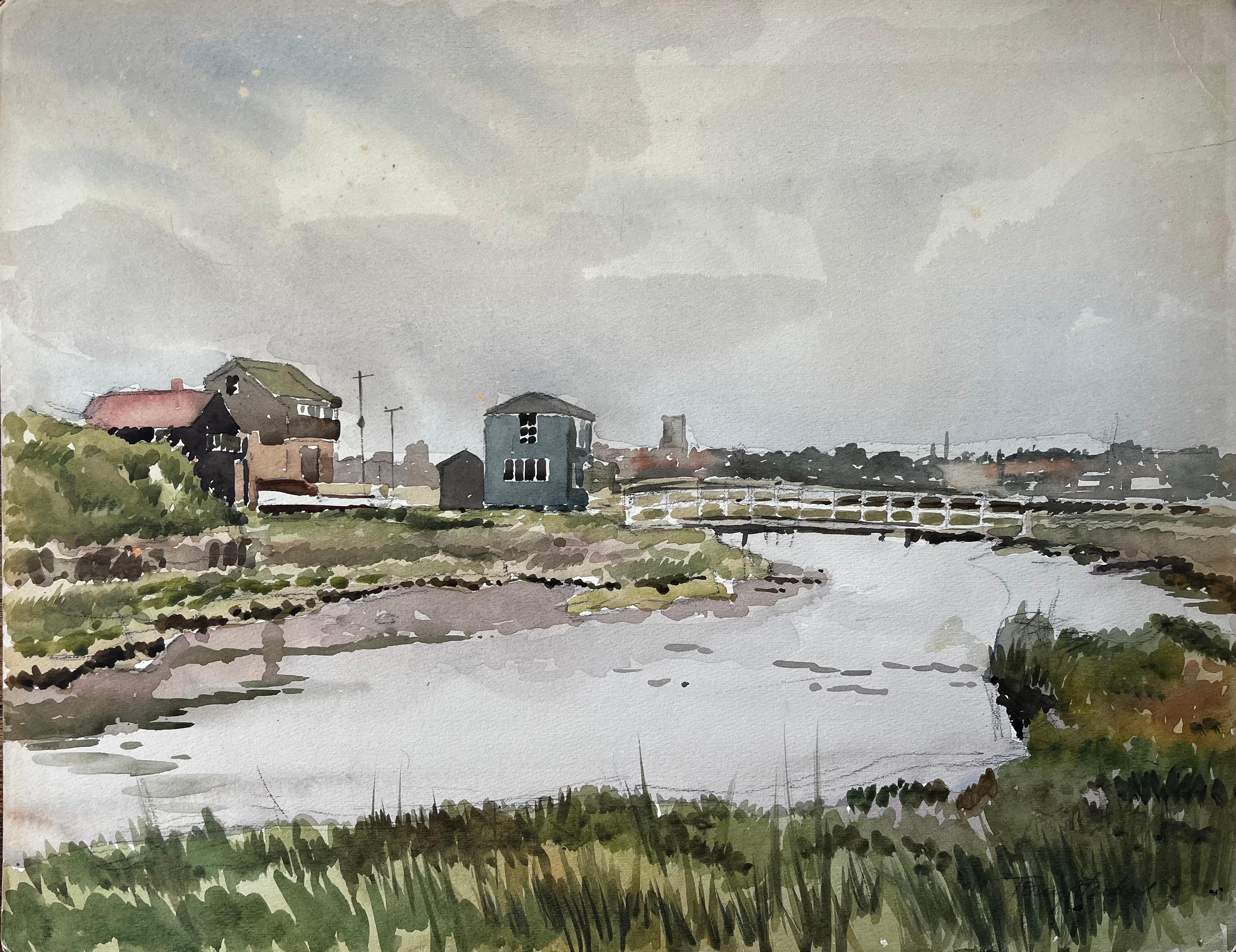 Landscape Drawings and Watercolor Paintings